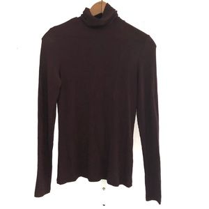 & Other Stories Burgundy Turtleneck